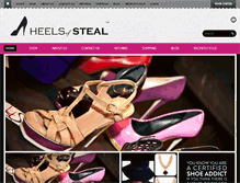 Tablet Screenshot of heelsofsteal.com